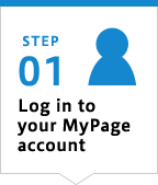 STEP01 Log in to your MyPage account